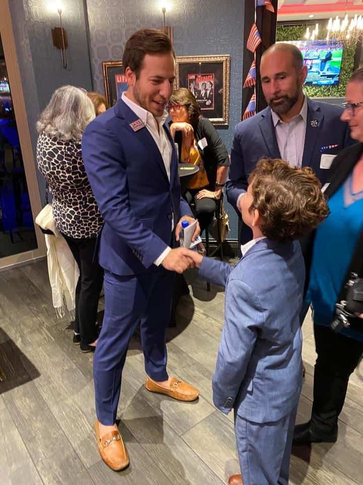 Jake meeting with a future voter